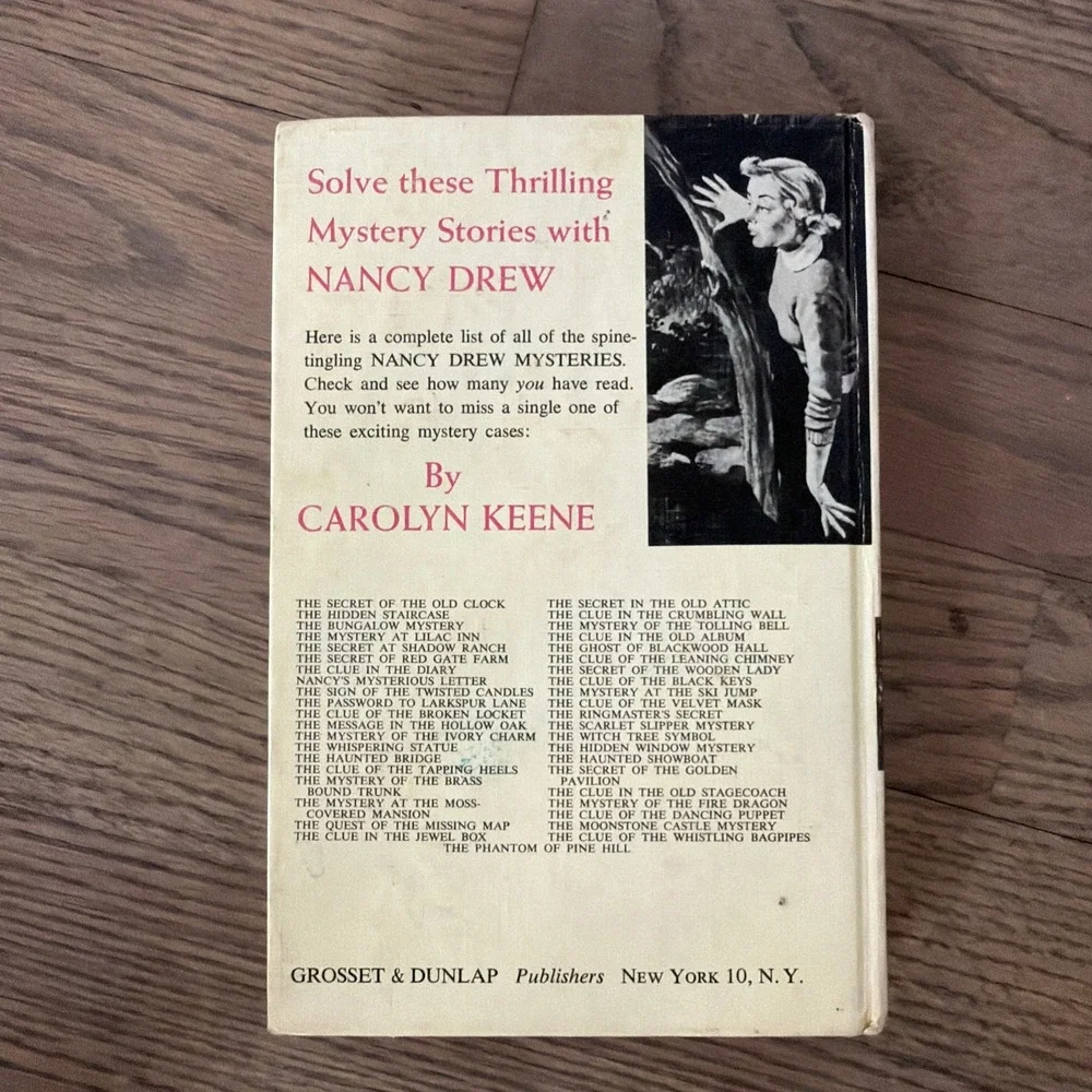 NANCY DREW #42: THE PHANTOM OF PINE HILL By Carolyn Keene 1965 HC